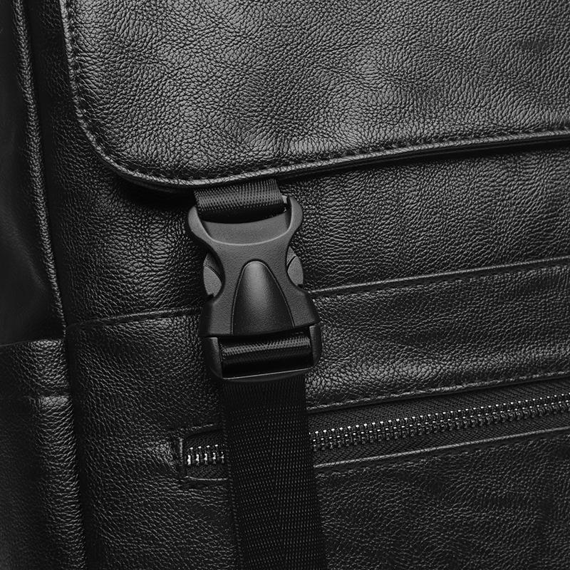 Мужской ПУ рюкзак деловой компьютерный рюкзак большой емкости рюкзак для улицы студенческий школьный рюкзак