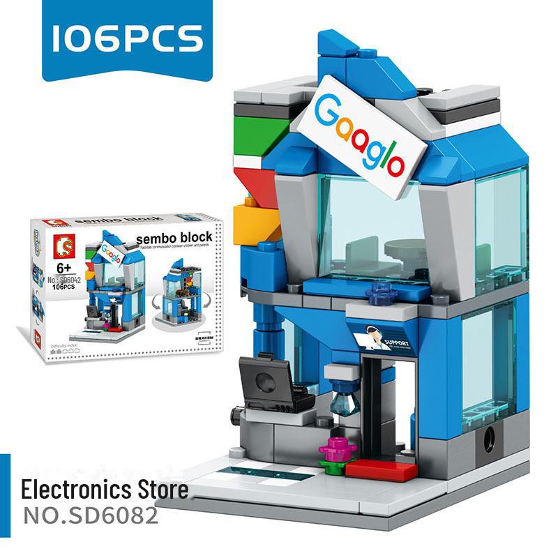 Мини-конструкторы Semper Street View: Совместимая с Lego игрушка для детей 6-16 лет