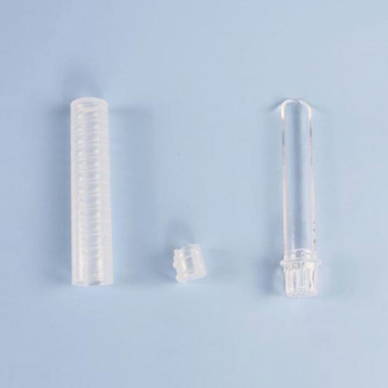 10Pcs Chalk Holder Transparent Eco-friendly PP Keep Fingers Clean Chalk Clutch Holder for Teacher