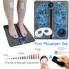 Перезаряжаемый набор массажеров для ног, электрический коврик для массажа ног, портативный стимулятор брюшного пресса, для похудения и формирования ног, релаксация