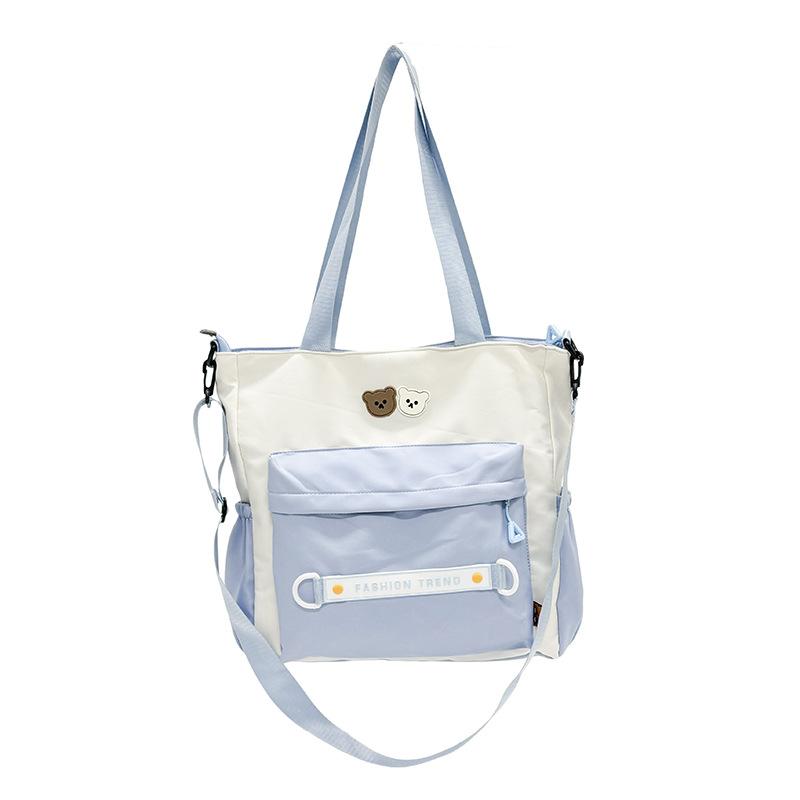 Новая портативная наплечная сумка, школьный рюкзак для студентов большой вместимости, косметичка, повседневный универсальный рюкзак для поездок на работу, сумка-мессенджер.