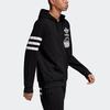 adidas Оригинальная спортивная повседневная толстовка с капюшоном на молнии с трилистником, мужская верхняя одежда, черная CZ1751