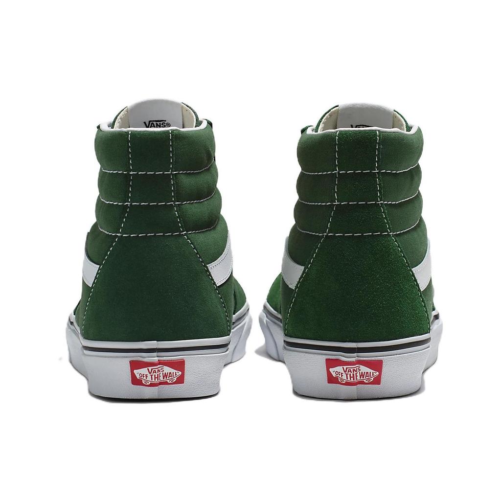 Vans Sk8 Стильные Повседневные Высокие Кеды для Скейтборда Унисекс Зеленый Белый VN0005U96QU