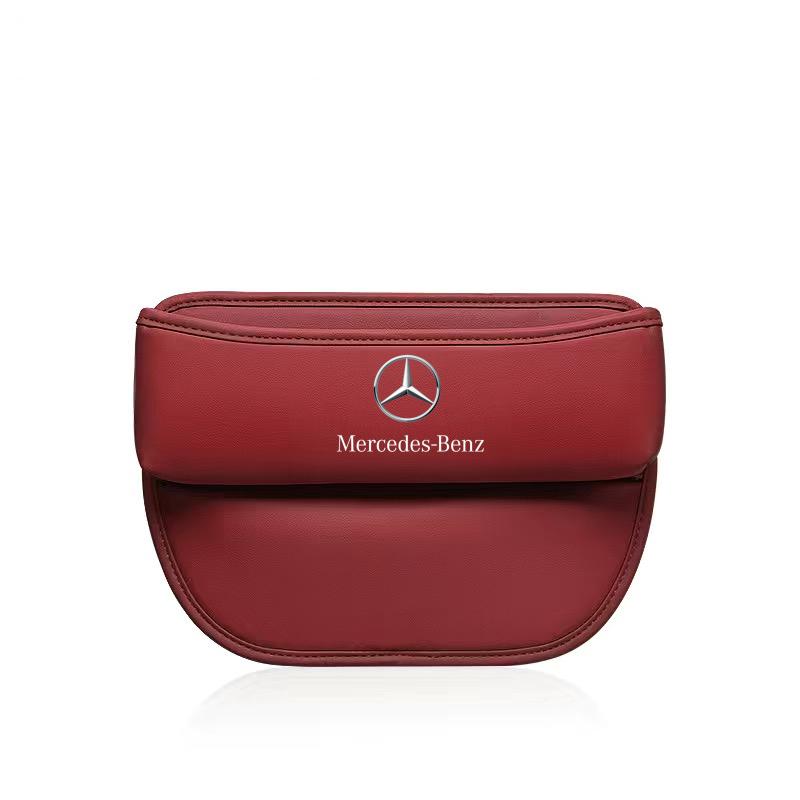 DDE2 Car Seat Crevice Storage Box Wallet Cigarette Slit Pocket For Mercedes benz E GLK CLS A W204 W213 W221 ML ABR c200 Accessories
