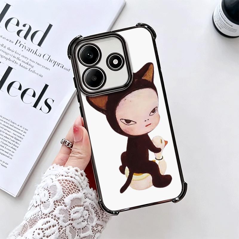 Y-Yoshitomo Nara Мягкий чехол для телефона для Xiaomi Redmi Note 14 15 Pro Plus 13 12 11S 11T 5G 10 9S 9 Покрытие Защита от падения Fundas