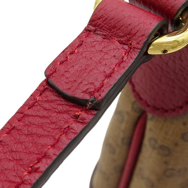 GUCCI 647801 Doraemon Collaboration Mini BucketShoulder Bag GG Supreme Canvas/leather Array