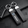 vmxlp0 Leather Metal Keychain Car Badge Keychain Key Holder Decor Accessories For Volvo XC90 XC60 V90 D2 S90 S80 S70 T5 T8 V40 V60 D6