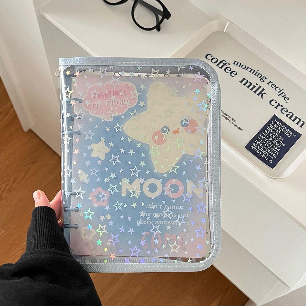 A5 Binder Photo Album Cover PVC Korea Style Photo Collect Book Cover Cute Beautiful Card Binder Pack Photo Card Collection