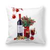 Рождественское украшение, чехол для подушки с принтом Санта-Клауса и снеговика для дома, гостиной, украшения дивана, наволочка 45x45 см