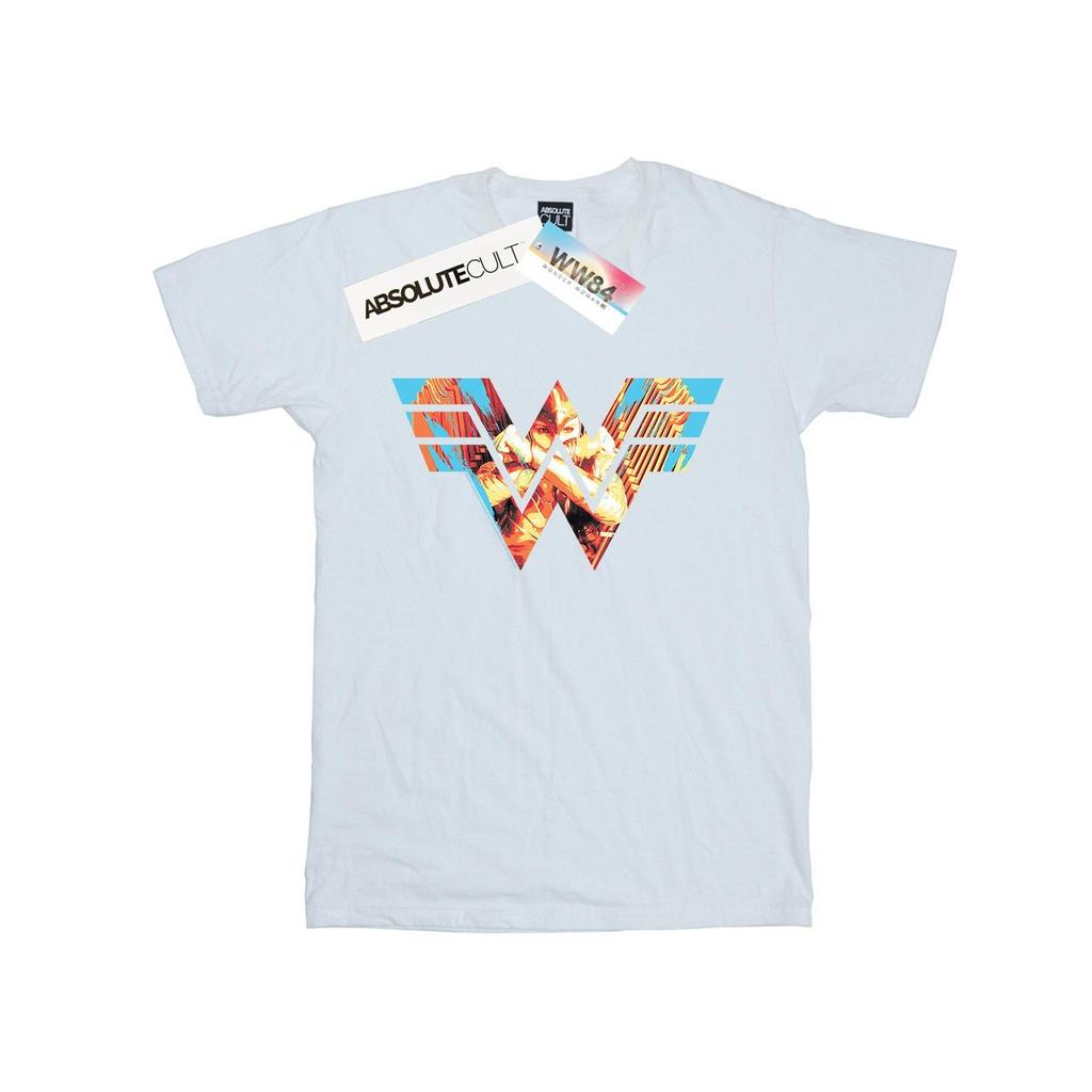 DC Comics Womens/Ladies Wonder Woman 84 Symbol Crossed Arms Cotton Boyfriend T-Shirt