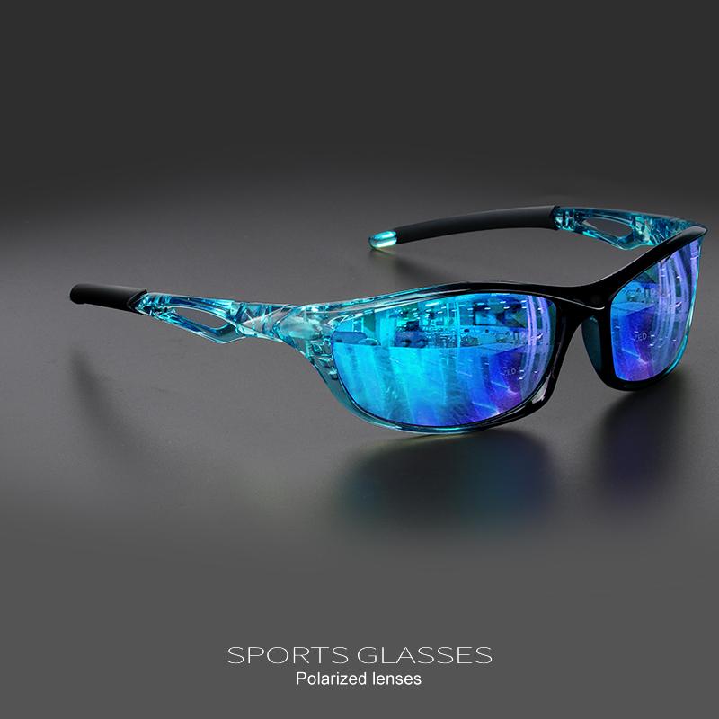 Retro Polarized Sports Sunglasses - Durable PC Frame TAC Lens for Hiking Fishing Racing Daily Wear,Night vision lenses 7
