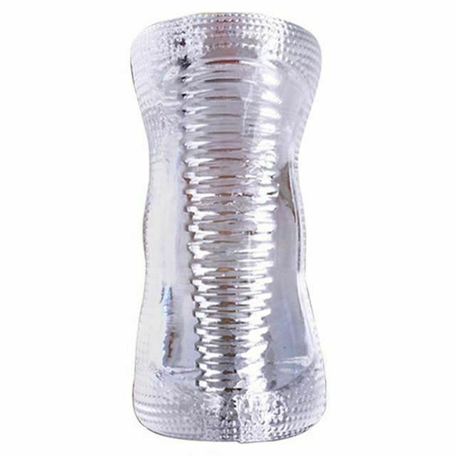 Male Clear Masturbator  Stroker Silicone Soft Transparent  Masturbators