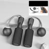 Cordless Jump Rope Double Bearing Weighted Skipping Rope Fitness Exam Jump Rope for Adult Student Children Black