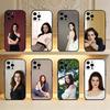 Чехол для телефона Actor Anne H-Hathaway-y Белая Королева для iPhone17,16,15,14,13,12 Plus,Max Мягкий Силиконовый Черный Чехол