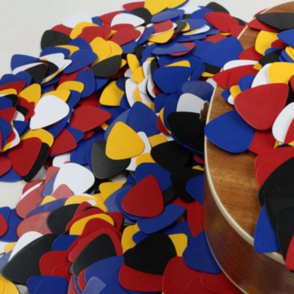 20pcs ABS Acoustic Guitar Picks Random Color Guitar Plectrum  Acoustic Electric Guitar