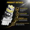 AUXITO Pair 3157 4114 SMD 4157 LED DRL Daytime Driving Running Light White Bulbs