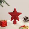 3 шт. Красная звезда Верхушка для рождественской елки Веселое Рождество Украшение для домашнего декора Звезда Новогоднее украшение 2025 Аксессуары