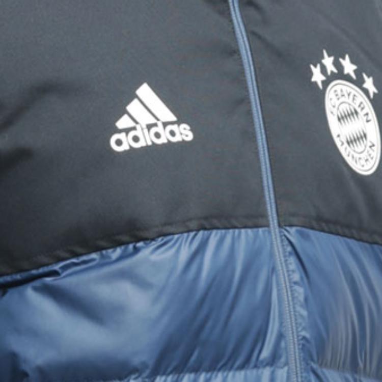 adidas Мужская пуховая куртка темно-синяя DX8706