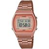 Casio Цифровые часы Винтажная серия B640WCG-5, Розовое золото, Циферблат с блестками