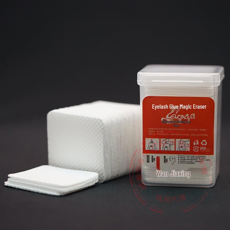 Eyelash Extension Anti-Clog Glue Eraser and Cleaning Wipes