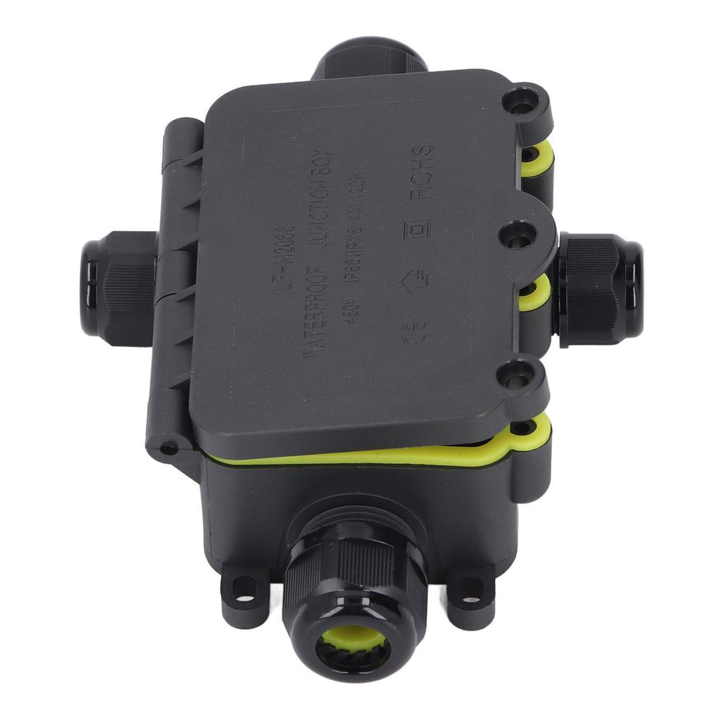 4-канальная распределительная коробка IP68, водонепроницаемая, внешний электрический шнур питания, подземный кабельный соединитель 450