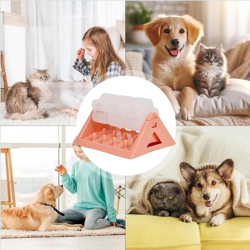 Interactive Slow Feeder Dog Bowl Puzzle Toy for Anxiety Relief and Boredom Dog Feeding Toy Puzzle Cat Bowl Controlled Feeding