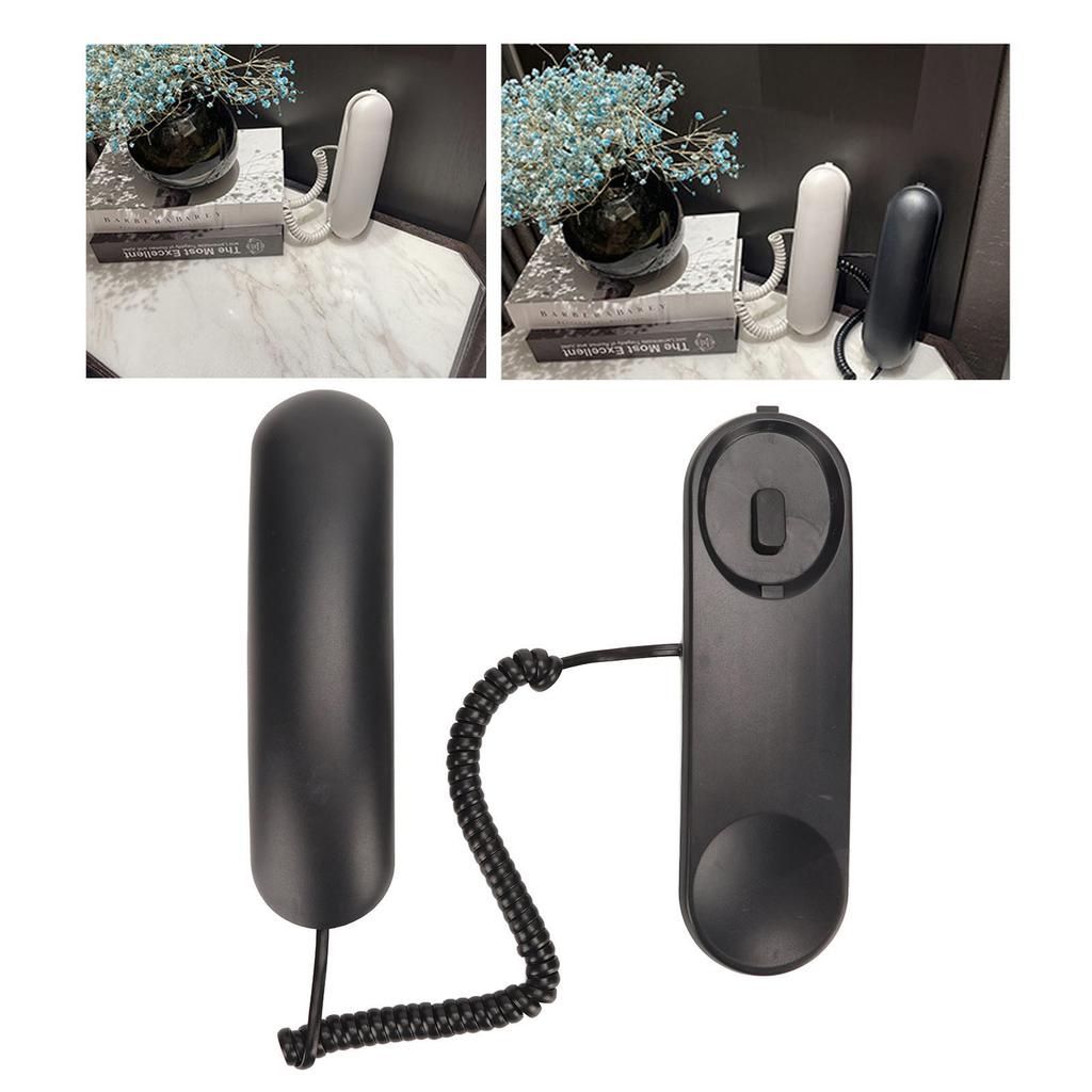 Wall Telephone Multifunction NaBig Buttons Function Corded Wall Phone for Hotel
