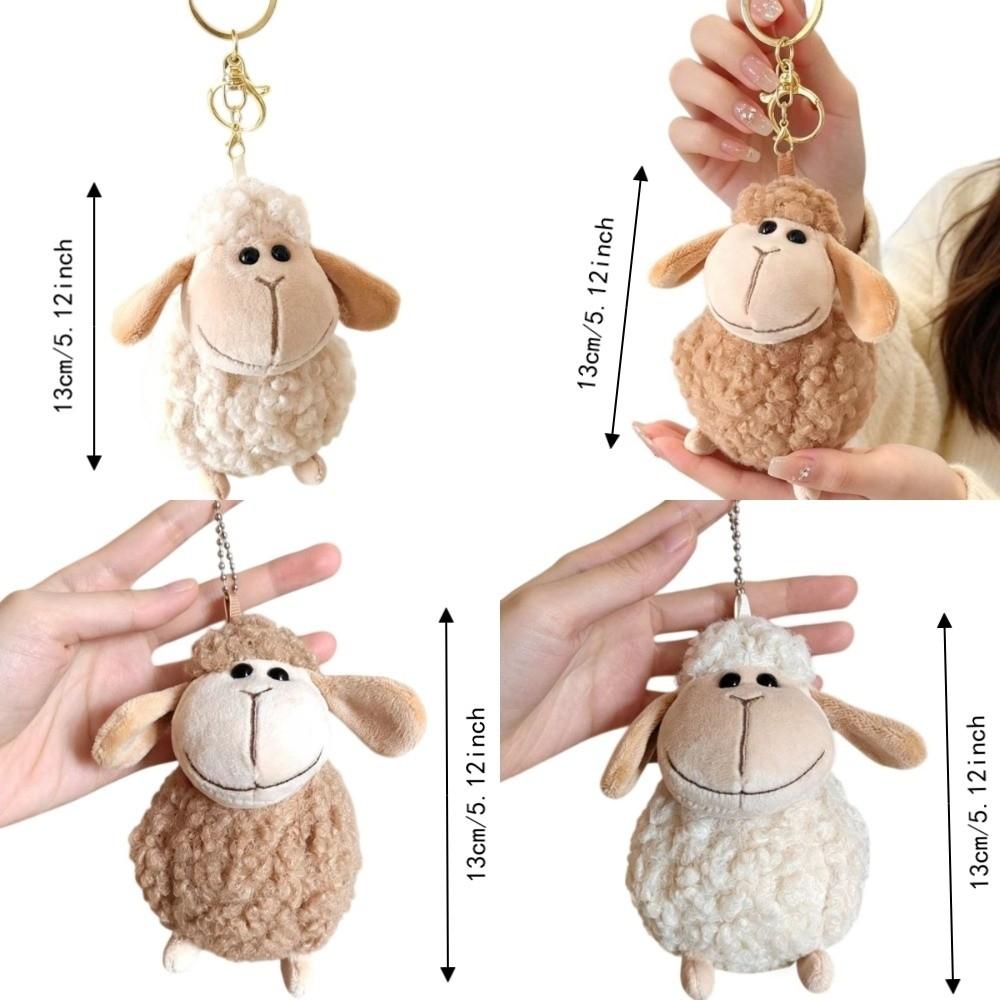 Cartoon Sheep Plush Pendant Lamb Soft Lamb Doll Ornament Friends Birthday Gifts