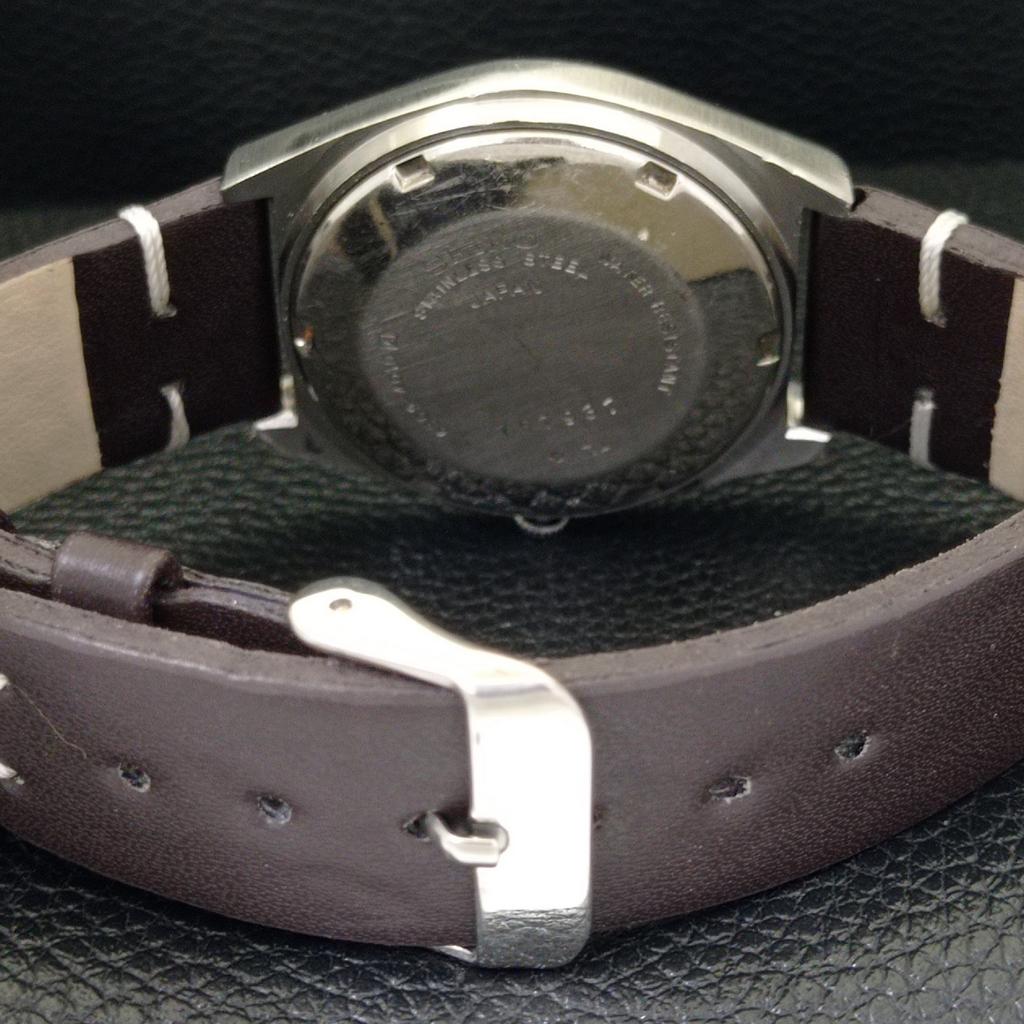 АВТОМАТИЧЕСКИЕ ВИНТАЖНЫЕ ЧАСЫ SEIKO 5 ЯПОНИЯ 6319A МУЖСКИЕ С ЦИФЕРБЛАТОМ КРАСНОГО ЦВЕТА a701262-5 R206a-a701262