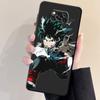Чехол Anime My Hero Academia для Xiaomi Poco F4 F1 M4 5G X4 X3 Pro F3 GT X3 NFC M3 C40 F3 GT X4 NFC X4 Pro матовый черный чехол