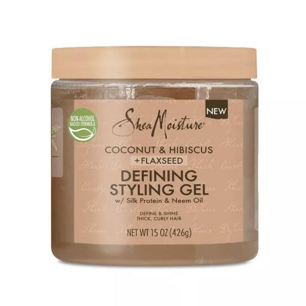 Гель для укладки волос Shea Moisture Coconut & Hibiscus + Flaxseed Defining, 1 упаковка, 425,2 г