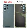 Корпус S908 для Samsung Galaxy S22 Ultra Plus S901 S906 5G Крышка аккумулятора Стекло Ремонт Задняя крышка Задняя + Логотип Объектив камеры