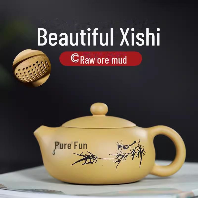 Набор чайников ручной работы из фиолетовой глины Исин – Чайный сервиз в стиле кунг-фу с различными формами чайников (Сертификат включен)