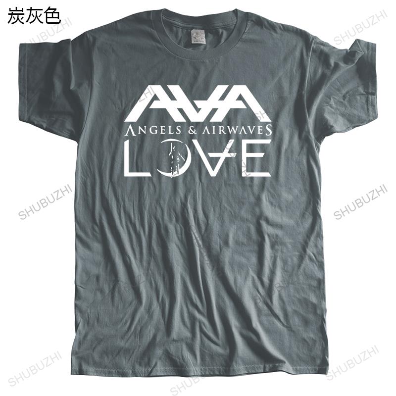 Мужская повседневная футболка с коротким рукавом в стиле streetwear, смешная, Angels Airwaves Love AVA Brand, хлопок, с круглым вырезом, крутая футболка, дропшиппинг