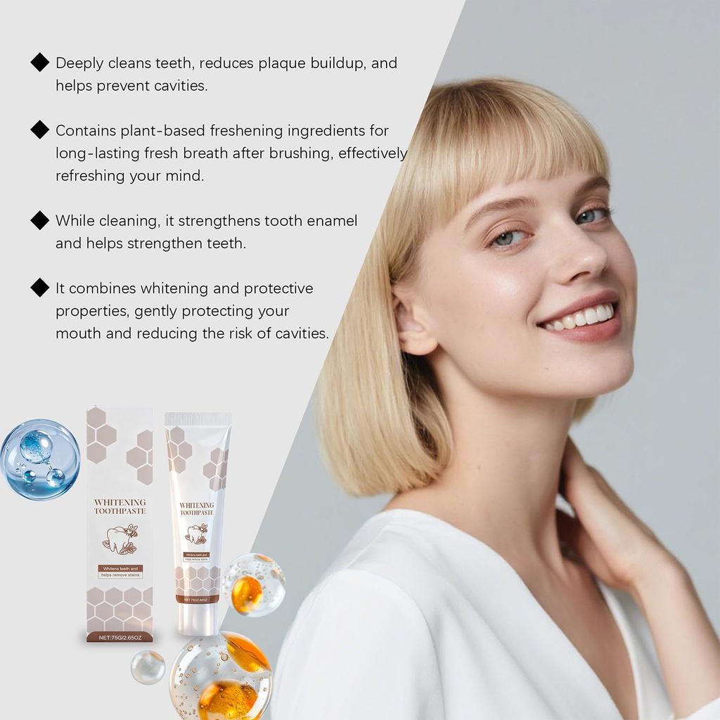 Освежающая зубная паста с мятой освежает дыхание, защищает десны и укрепляет эмаль. Ежедневная чистка Зубная паста для ухода за полостью рта Снижает кариес.