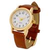 Watch Analog Leather Strap Brown Salon [Fieldwork] Women's PP005-3