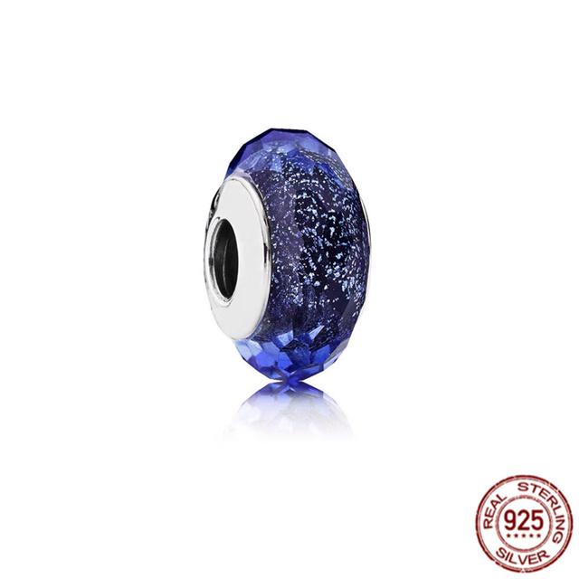 Новые подвески из муранского стекла, бусины из стерлингового серебра 925 пробы, подходят для милого модного браслета, ожерелье, ювелирные изделия своими руками, ювелирные изделия для женщин, подарок