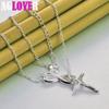 925 Sterling Silver Cross Pendant Necklace Jewelry