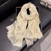 New Spring Imitation Silk Scarf for Women Fashion Shawl High-end Elegant Shawl Tentacle Cotton Versatile Silk Scarf
