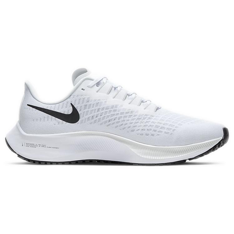 Nike Air Zoom Pegasus 37 'Pure Platinum' (Unisex) White / Pure Platinum / Black Running Shoes BQ9646 100