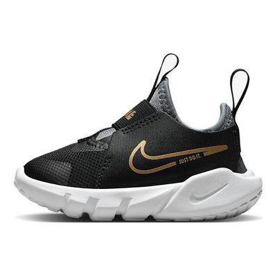 Детские кроссовки Flex Runner 2 TD Black Metallic Gold Cool-серый белый DJ6039-007