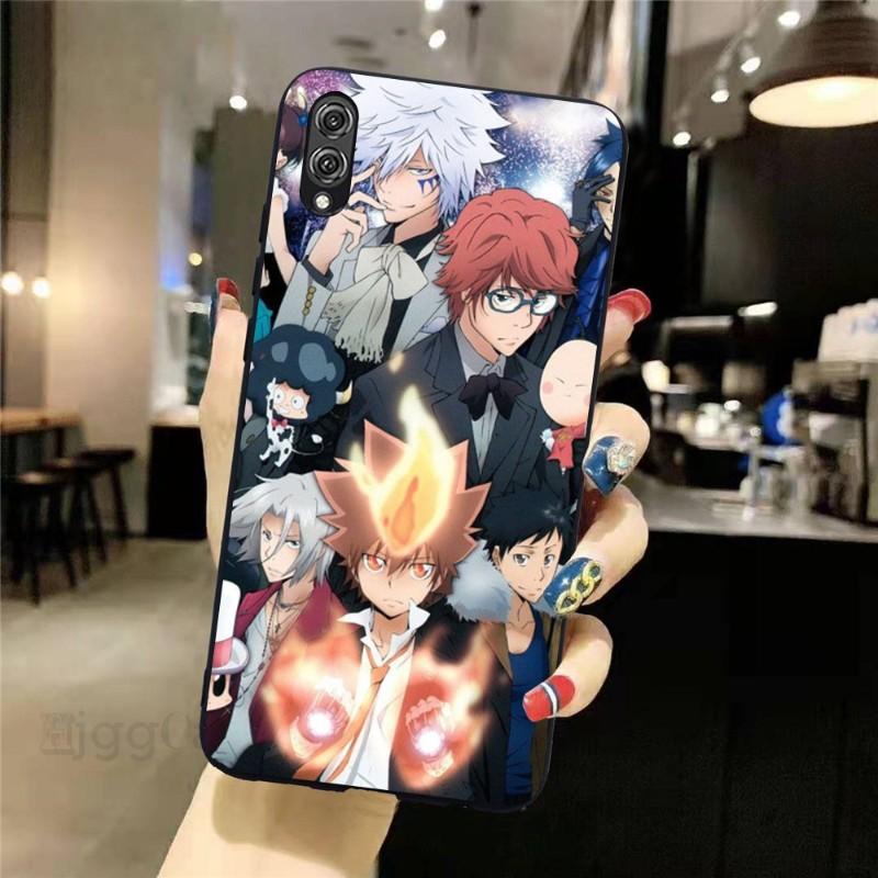 Чехол для телефона Hitman Reborn с аниме для Honor 70 50 20 7S X9 X8 X7 Magic 4 3 Pro, мягкий черный чехол для телефона