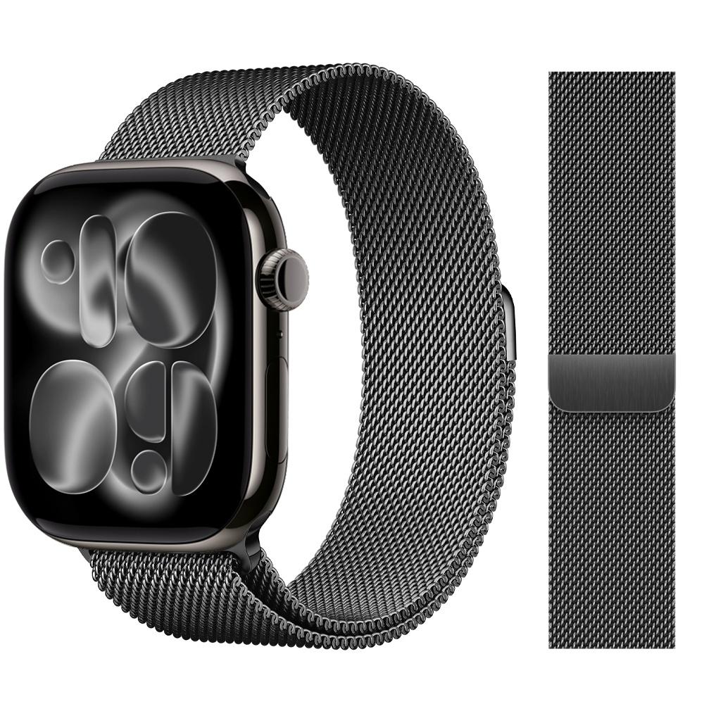 Миланская петля для ремешков Apple Watch 44 мм 46 мм 40 мм 45 мм 41 мм 42 мм браслеты iWatch серия 10 11 se 7 8 9 ultra 2 3