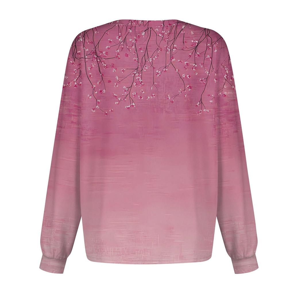 Женский повседневный однобортный однобортный защитная одежда с длинными рукавами и цветочным принтом, кардиган, топ