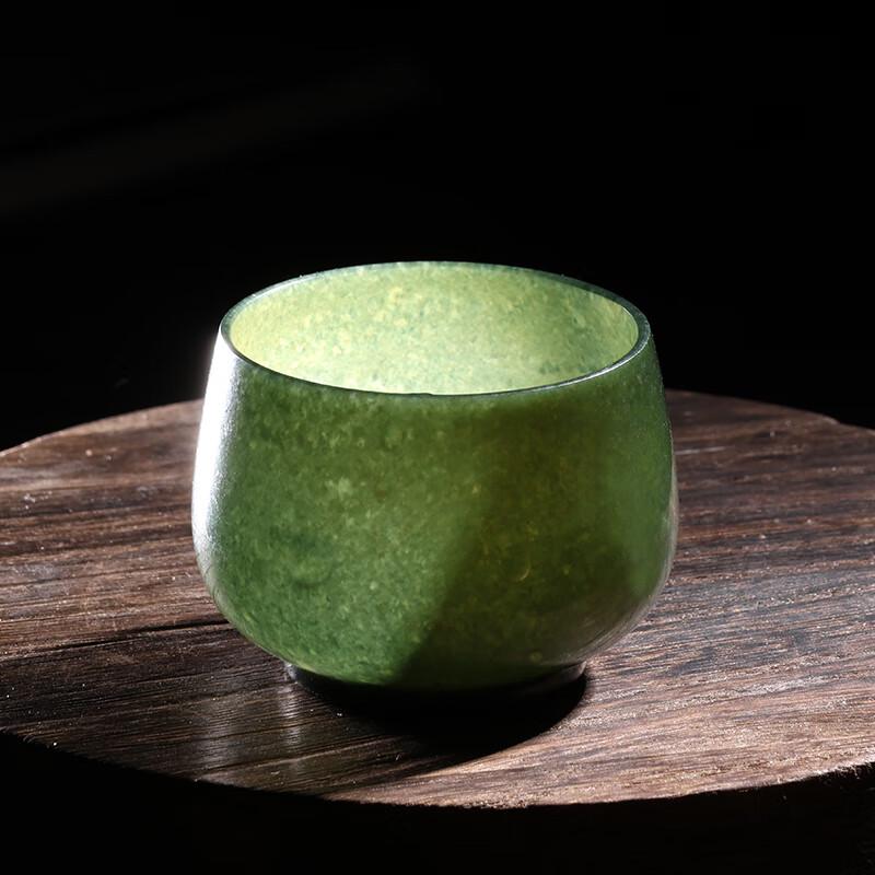 Дуньхуанское искусство Хэтянский зеленый нефрит Мастерская чайная чашка
