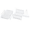 Air Fryer Accessories Air Fryer Rack Multi Purpose Single Layer Rack with Skewers Double Basket Air
