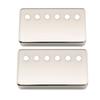 Musiclily Pro Humbucker Pickup Cover Set Pitch Nickel Silver Alloy для импортной электрогитары Nickel 10/10.4mm,