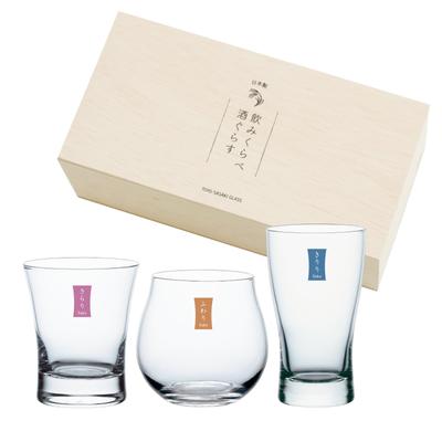 Набор стаканов для сакэ Toyo Sasaki Glass для сравнения G096-T328