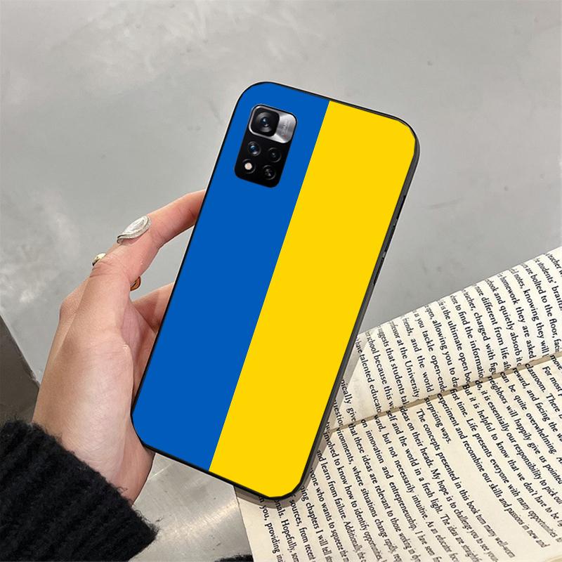 Phone Case For Xiaomi Redmi Note 11S 11 10 Pro 9Pro 8Pro Note9 9S 10S 9T Redmi 10 10C 9C 9A Ukraine Flag Case Funda Capa Cell