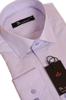 Мужская рубашка больших размеров, рубашка больших размеров, сиреневая, мужская рубашка свободного покроя с длинными рукавами и карманами большого размера, стандартный крой — 150-6